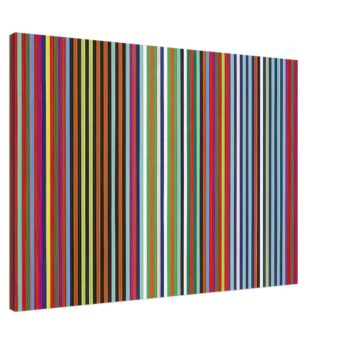 Gene Davis - Flamingo - 1965 Canvas - 20x30 cm / 8x12 inches-canvas