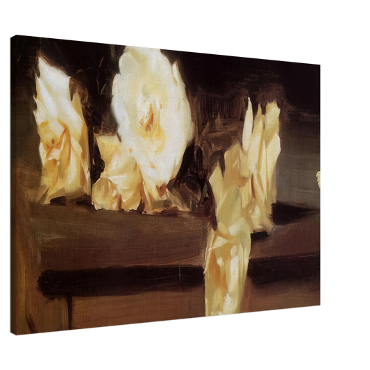 John Singer Sargent - Roses Canvas - 20x30 cm / 8x12 inches-canvas