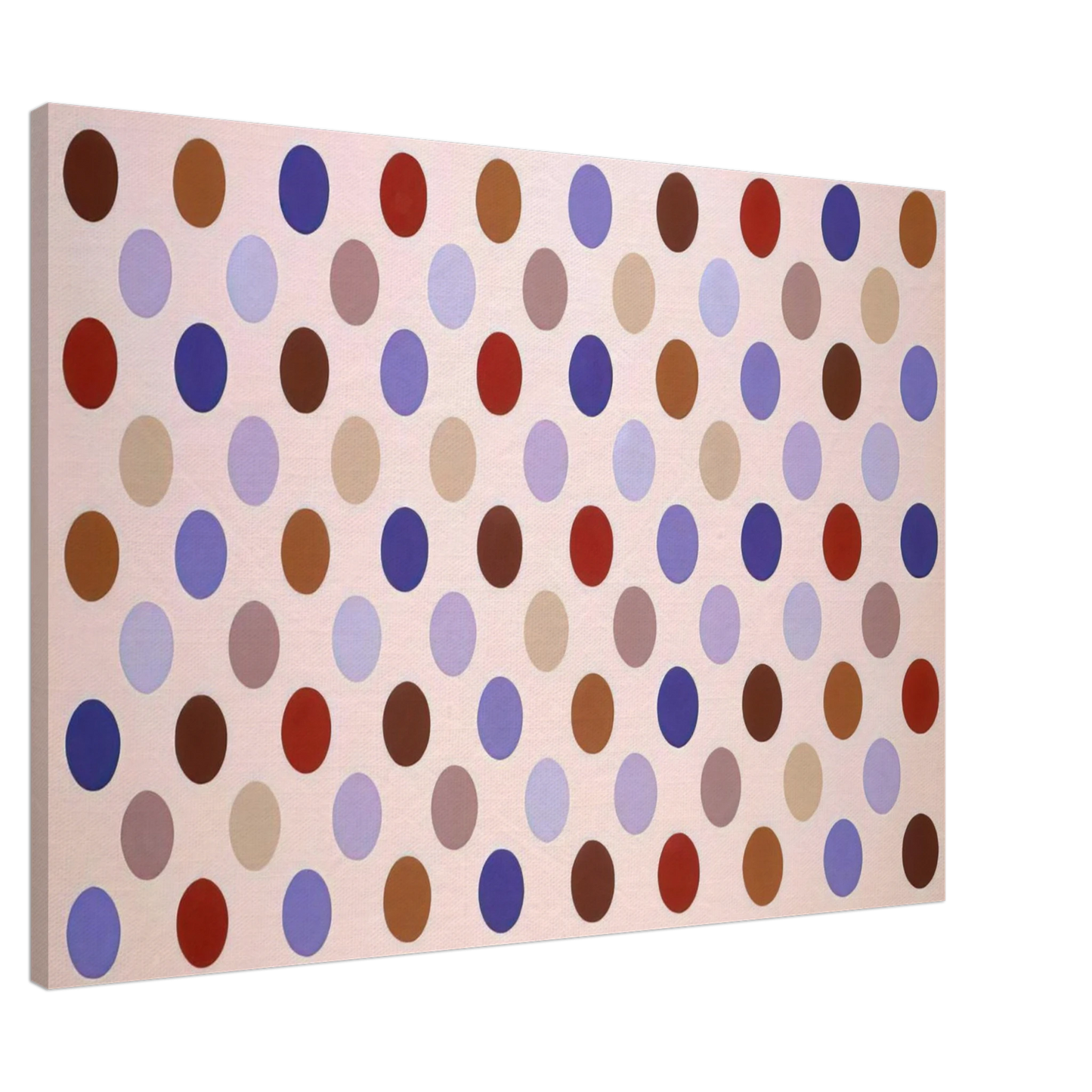 Thomas Downing - Grid #8 - 1969 Canvas - 20x30 cm / 8x12 inches-canvas