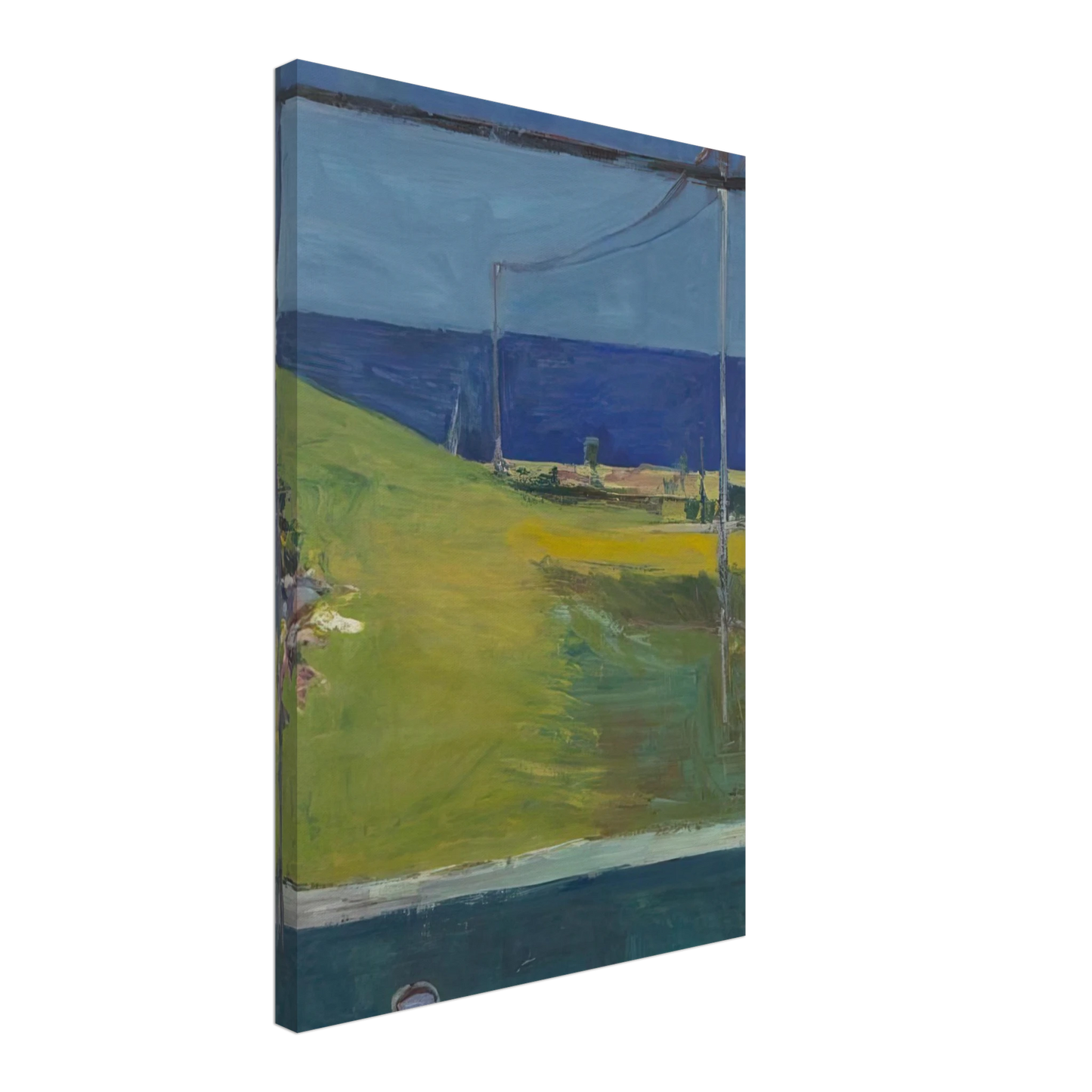 Richard Diebenkorn - Ocean from a Window Canvas - 40x60 cm / 16x24 inches-canvas