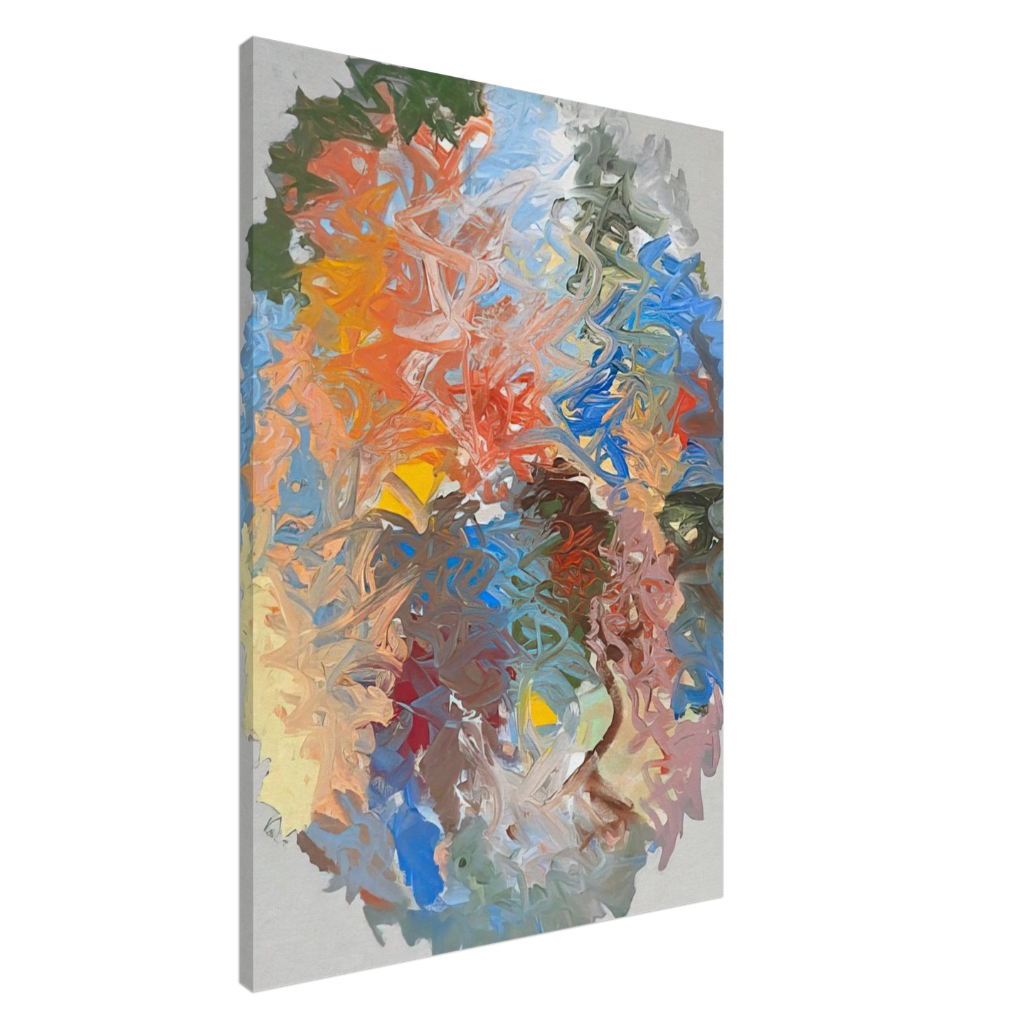 John Ferren - One World - 1961 Canvas - 20x30 cm / 8x12 inches-canvas