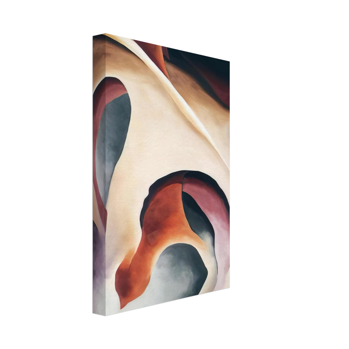 Georgia O'Keeffe - Leaf Motif 2 Canvas - 70x100 cm / 28x40 inches-canvas