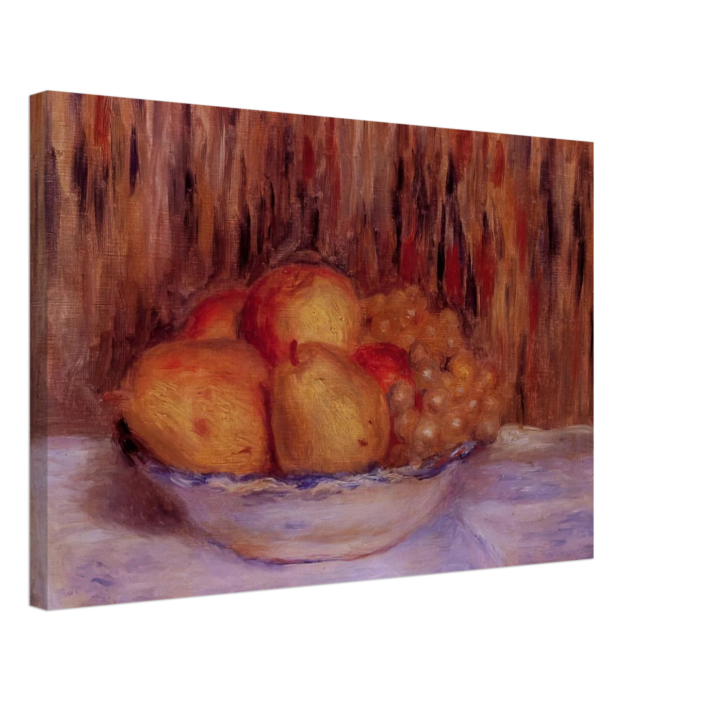 Pierre-Auguste Renoir - Still Life with Pears and Grapes Canvas - 40x60 cm / 16x24 inches-canvas