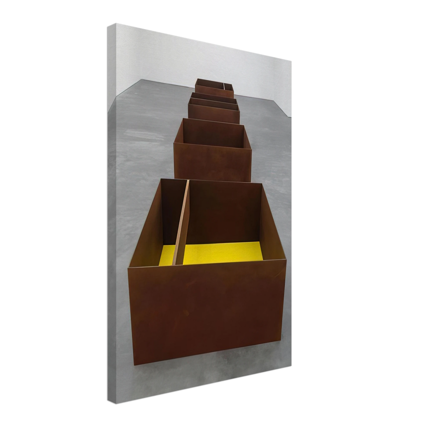 Donald Judd - Untitled JUDDO0511-JUDDO0514 - 1989 Canvas - 40x60 cm / 16x24 inches-canvas