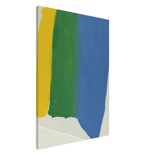 Helen Frankenthaler - Summer Insignia - 1969 Canvas - 20x30 cm / 8x12 inches-canvas