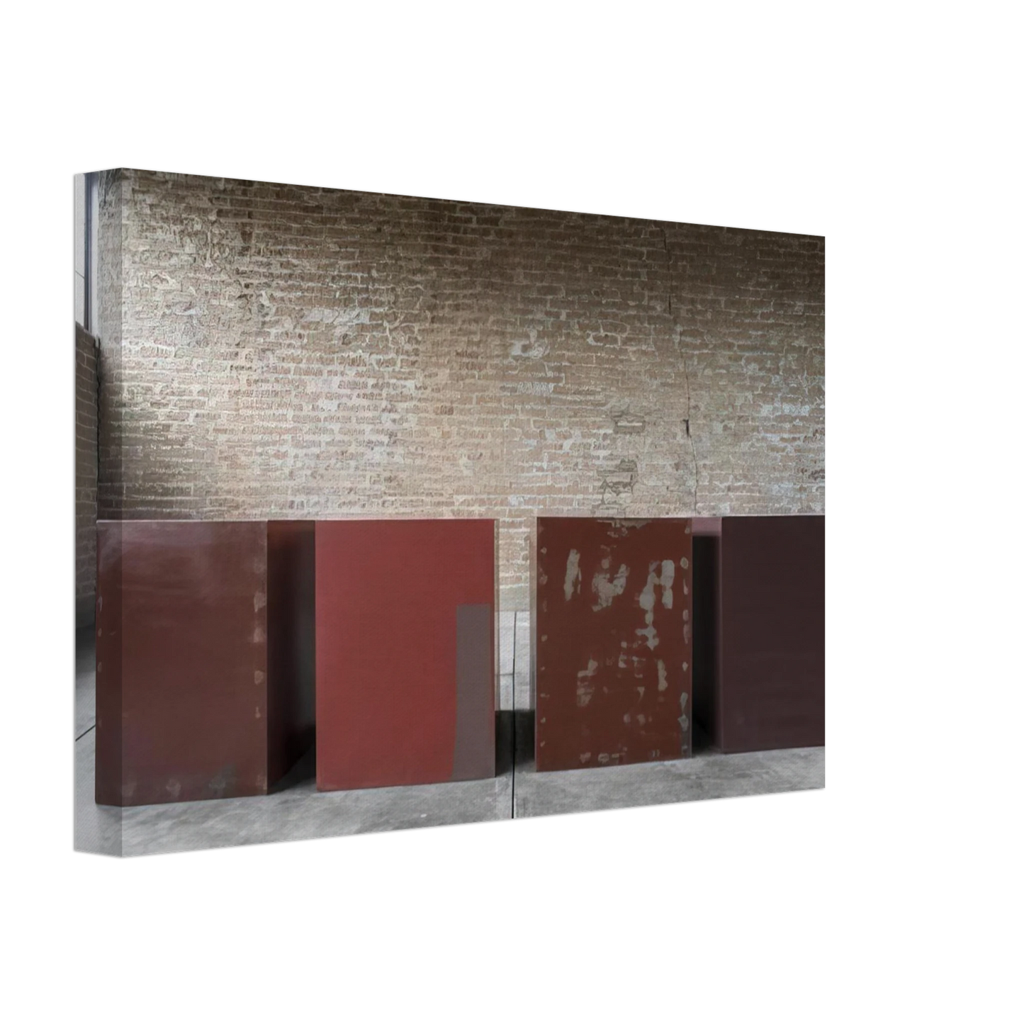 Donald Judd - Untitled Repair Tests - 1966 Canvas - 40x60 cm / 16x24 inches-canvas