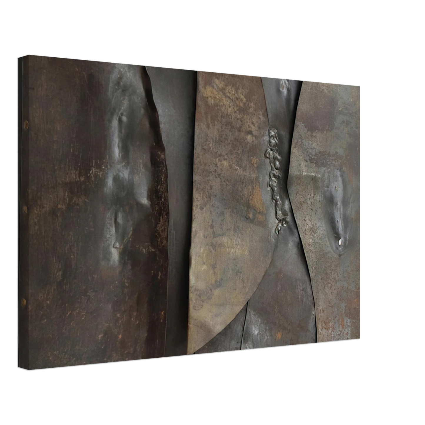 Alberto Burri - Iron - 1960 Canvas - 40x60 cm / 16x24 inches-canvas