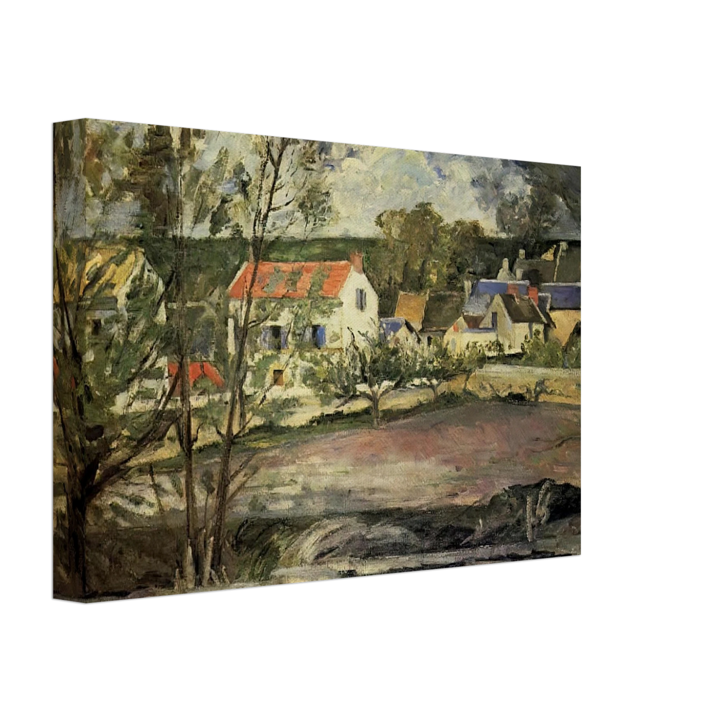 Paul Cezanne - In the Oise Valley Canvas - 40x60 cm / 16x24 inches-canvas