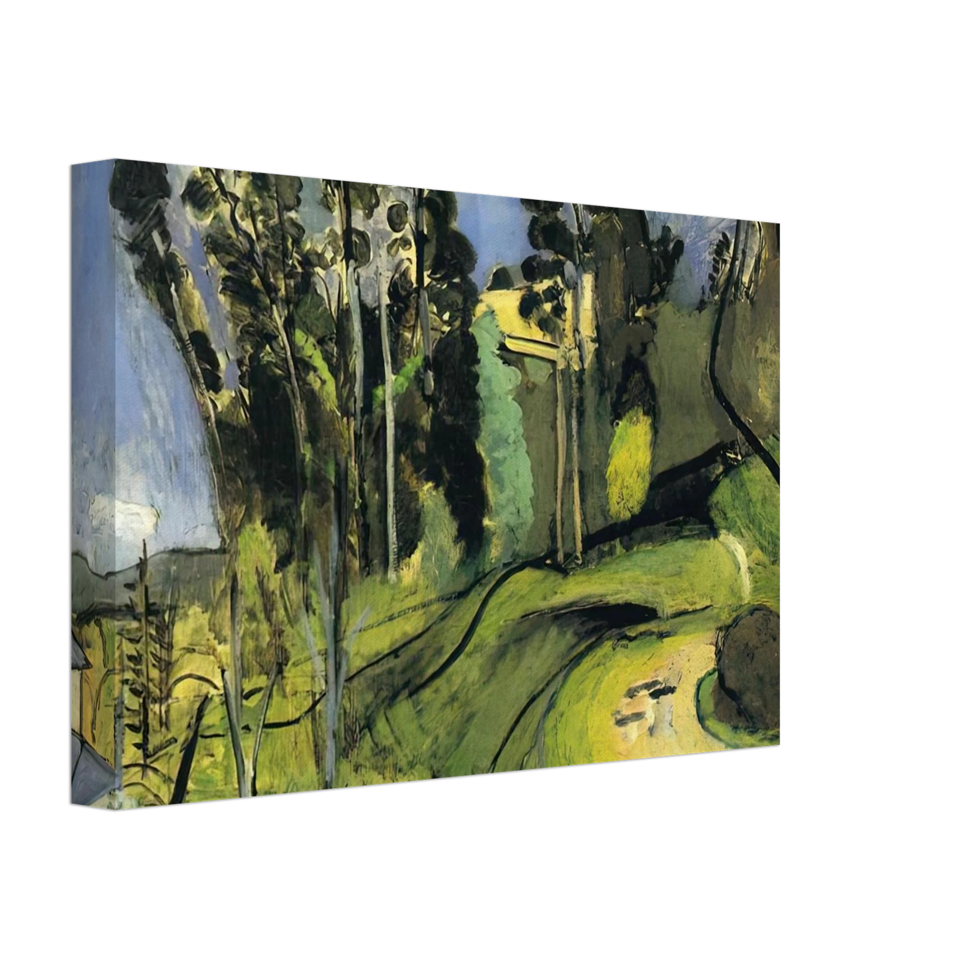 Henri Matisse - MONTALBAN LANDSCAPE 1918 Canvas - 40x60 cm / 16x24 inches-canvas