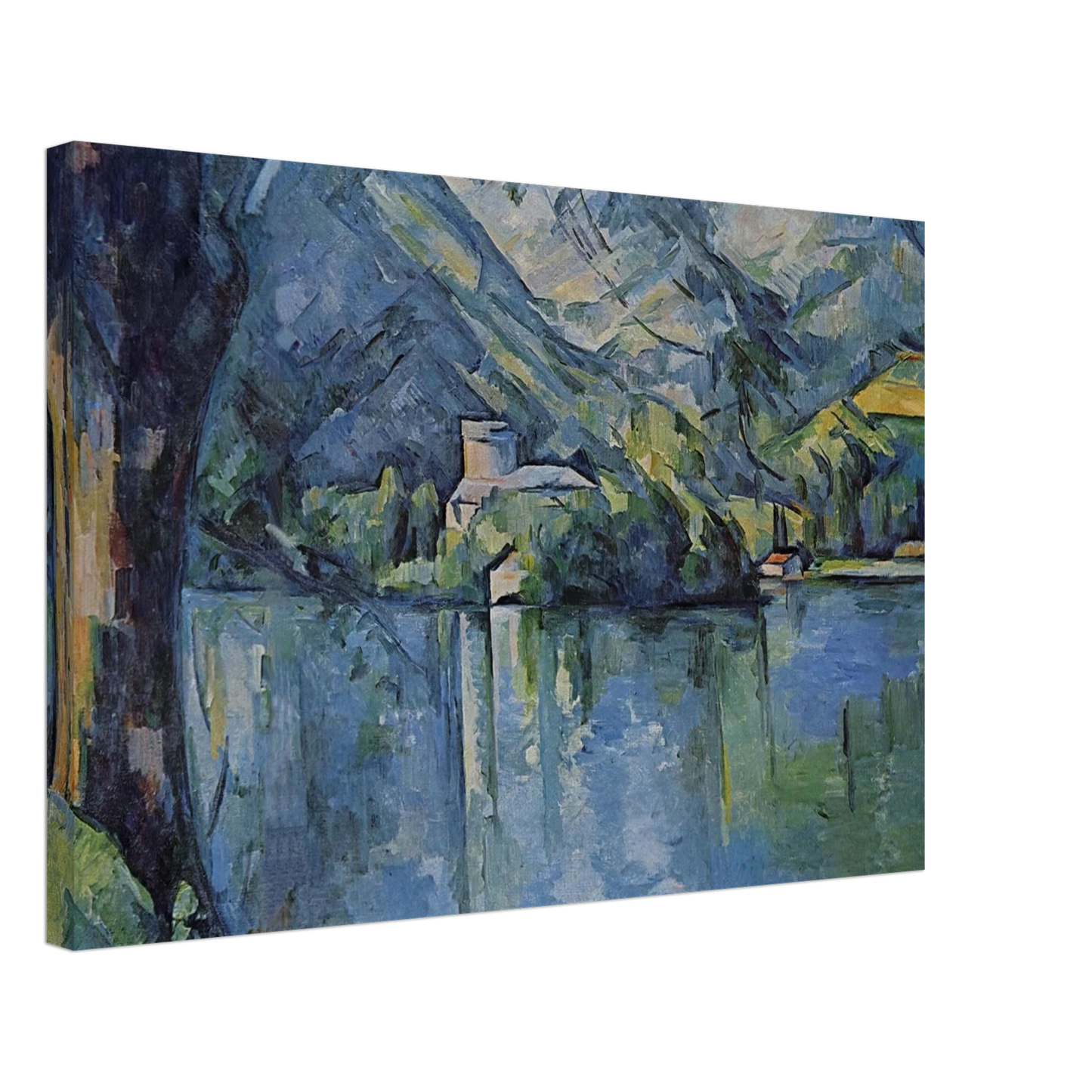 Paul Cezanne - The Lac d'Annecy Canvas - 40x60 cm / 16x24 inches-canvas