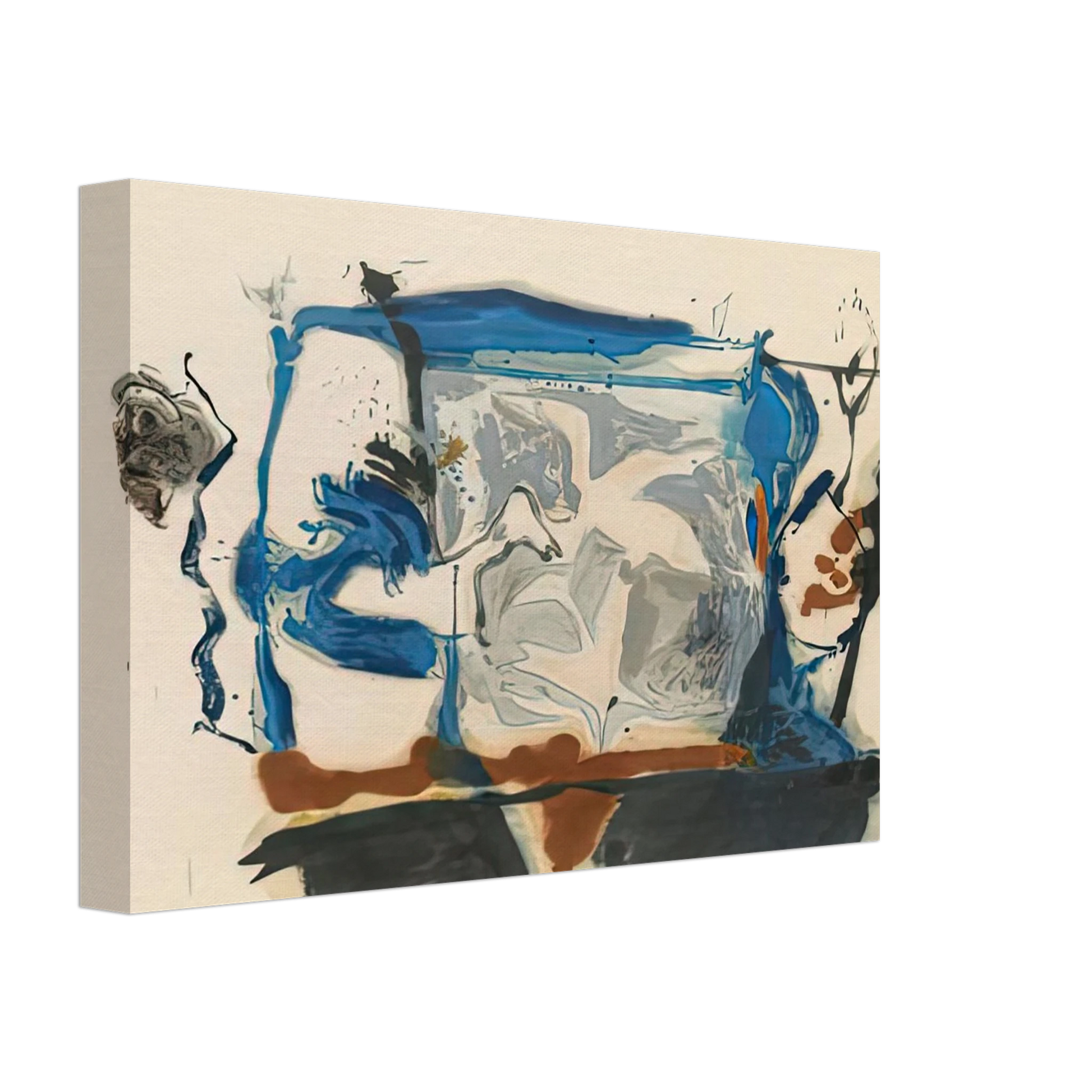 Helen Frankenthaler - Swan Lake II, 1961- Canvas - 70x100 cm / 28x40 inches-canvas