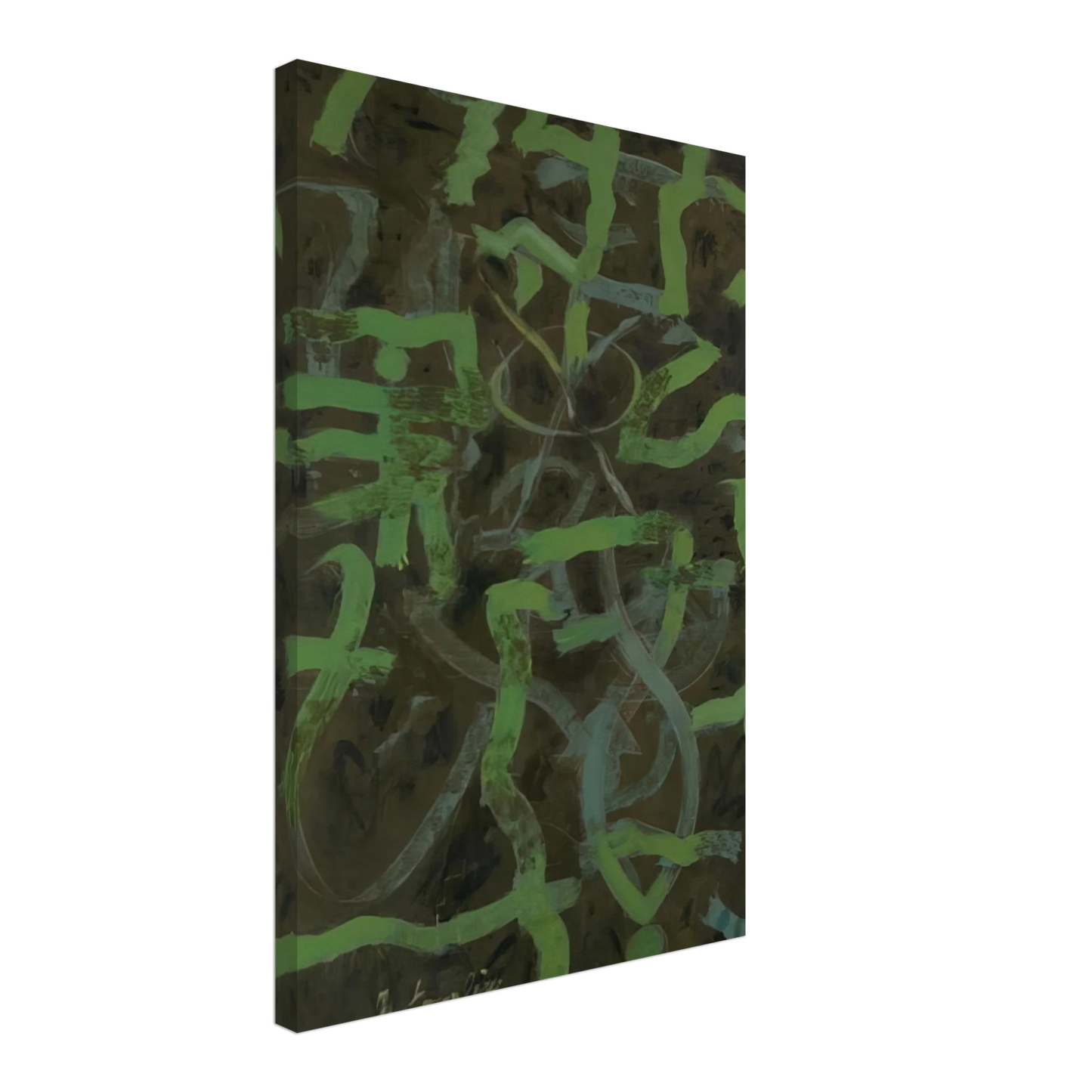 Bradley Walker Tomlin - Green - 1948 Canvas - 40x60 cm / 16x24 inches-canvas