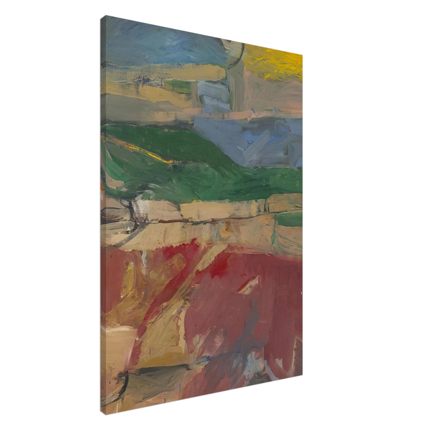 Richard Diebenkorn - Berkeley #32 Canvas - 20x30 cm / 8x12 inches-canvas