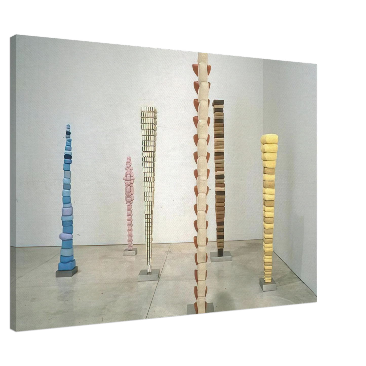 Louise Bourgeois - CHARACTERS 1965 Canvas - 20x30 cm / 8x12 inches-canvas