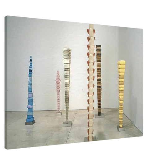 Louise Bourgeois - CHARACTERS 1965 Canvas - 20x30 cm / 8x12 inches-canvas