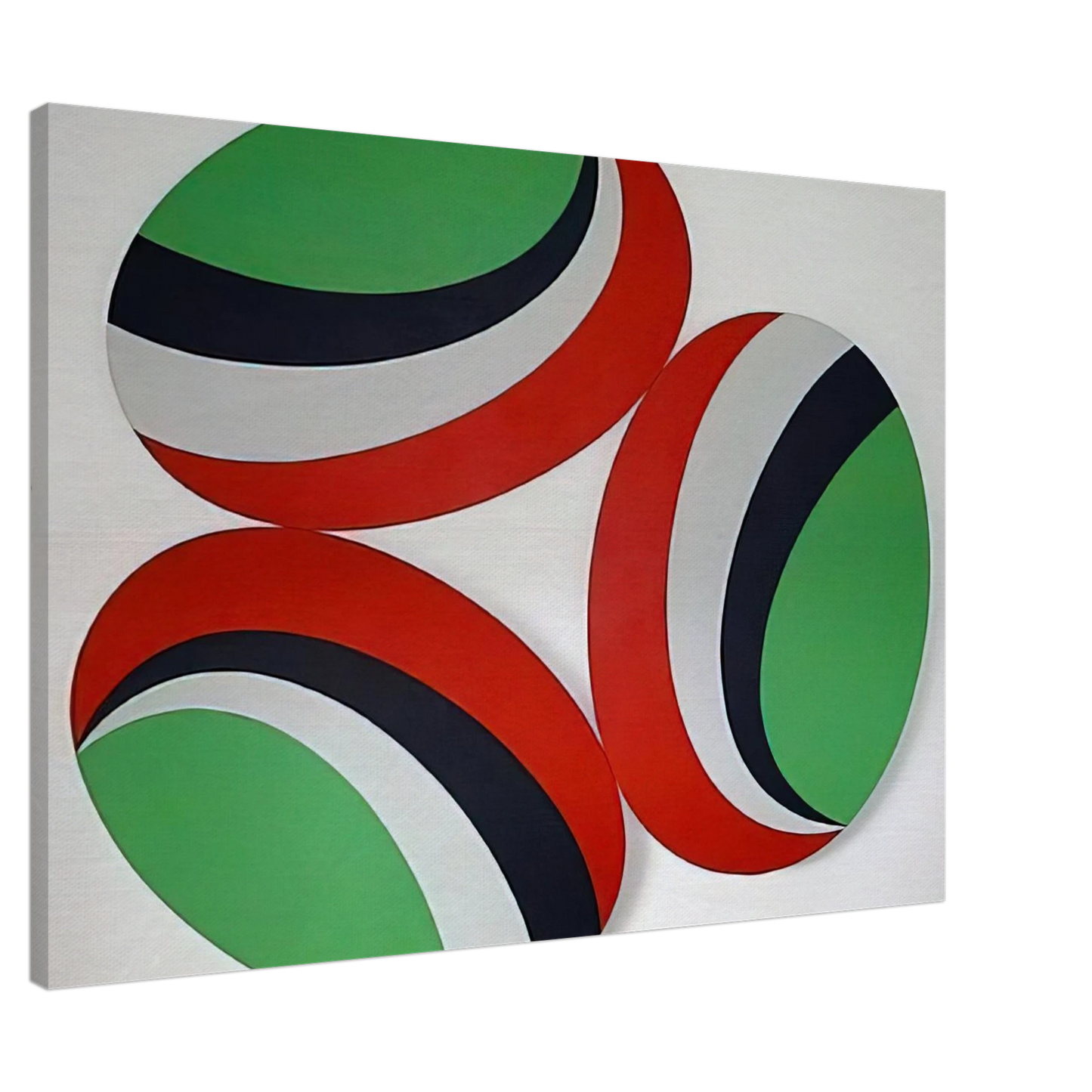 Leon Polk Smith - Oh Happy Day Constellation series - Hard Edge Painting Canvas - 20x30 cm / 8x12 inches-canvas