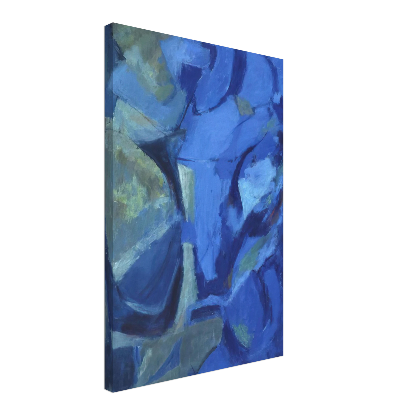 Alma Woodsey Thomas - THE STORMY SEA 1958 Canvas - 40x60 cm / 16x24 inches-canvas