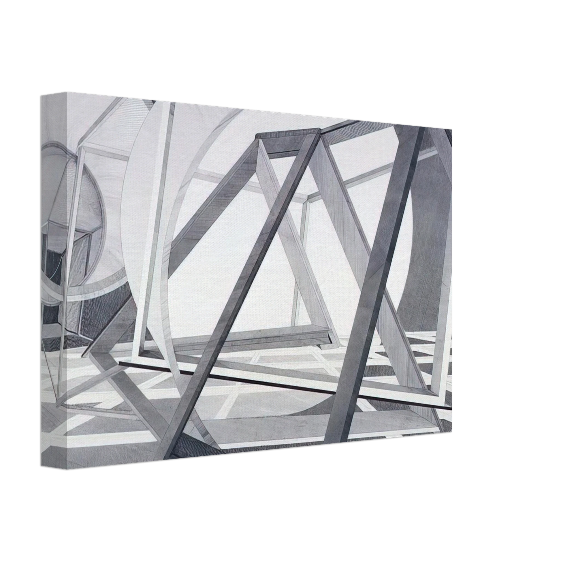 Al Held - Straits of Malacca Canvas - 70x100 cm / 28x40 inches-canvas