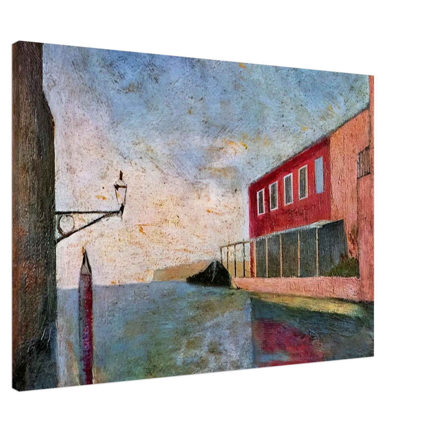 Carlo Carra - UNTITLED Canvas - 20x30 cm / 8x12 inches-canvas