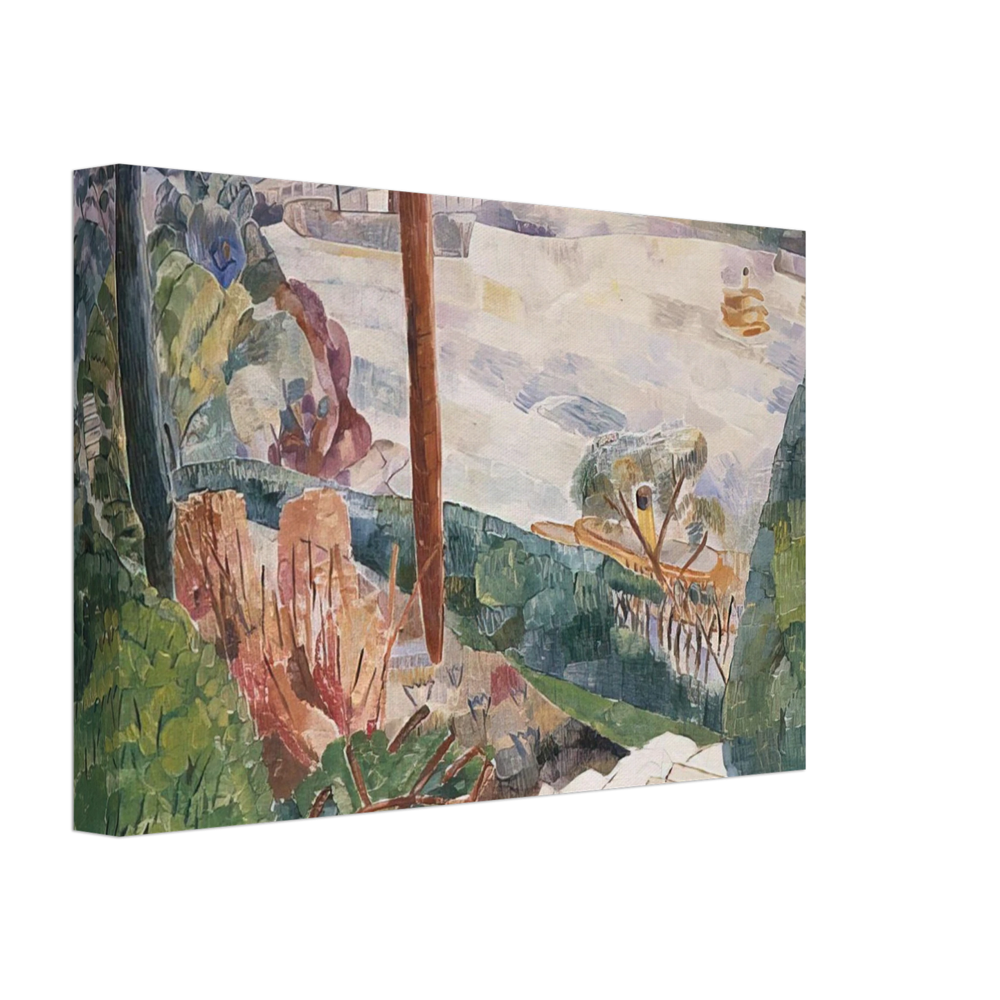 Grace Cossington Smith - Harbour from Kirribilli - 1937 Canvas - 40x60 cm / 16x24 inches-canvas