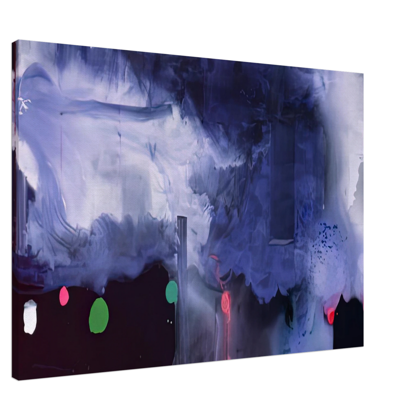 Helen Frankenthaler - Star Gazing, 1989- Canvas - 20x30 cm / 8x12 inches-canvas