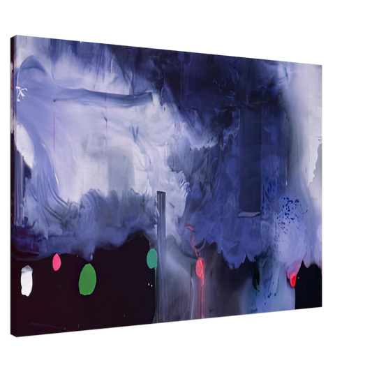 Helen Frankenthaler - Star Gazing, 1989- Canvas - 20x30 cm / 8x12 inches-canvas