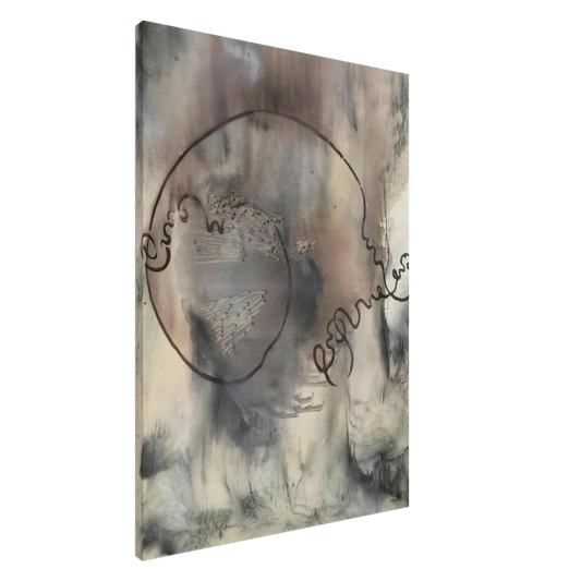 Sigmar Polke - AUDATIA 1986 Canvas - 20x30 cm / 8x12 inches-canvas