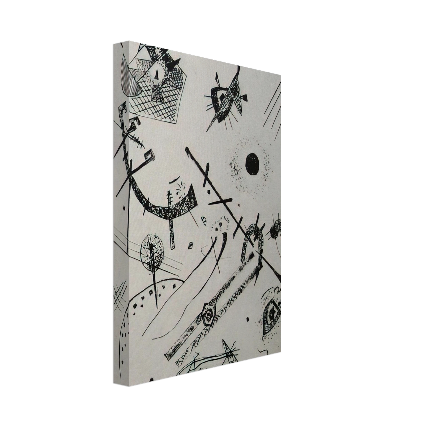 Wassily Kandinsky - SMALL WORLDS XI 1922 Canvas - 70x100 cm / 28x40 inches-canvas