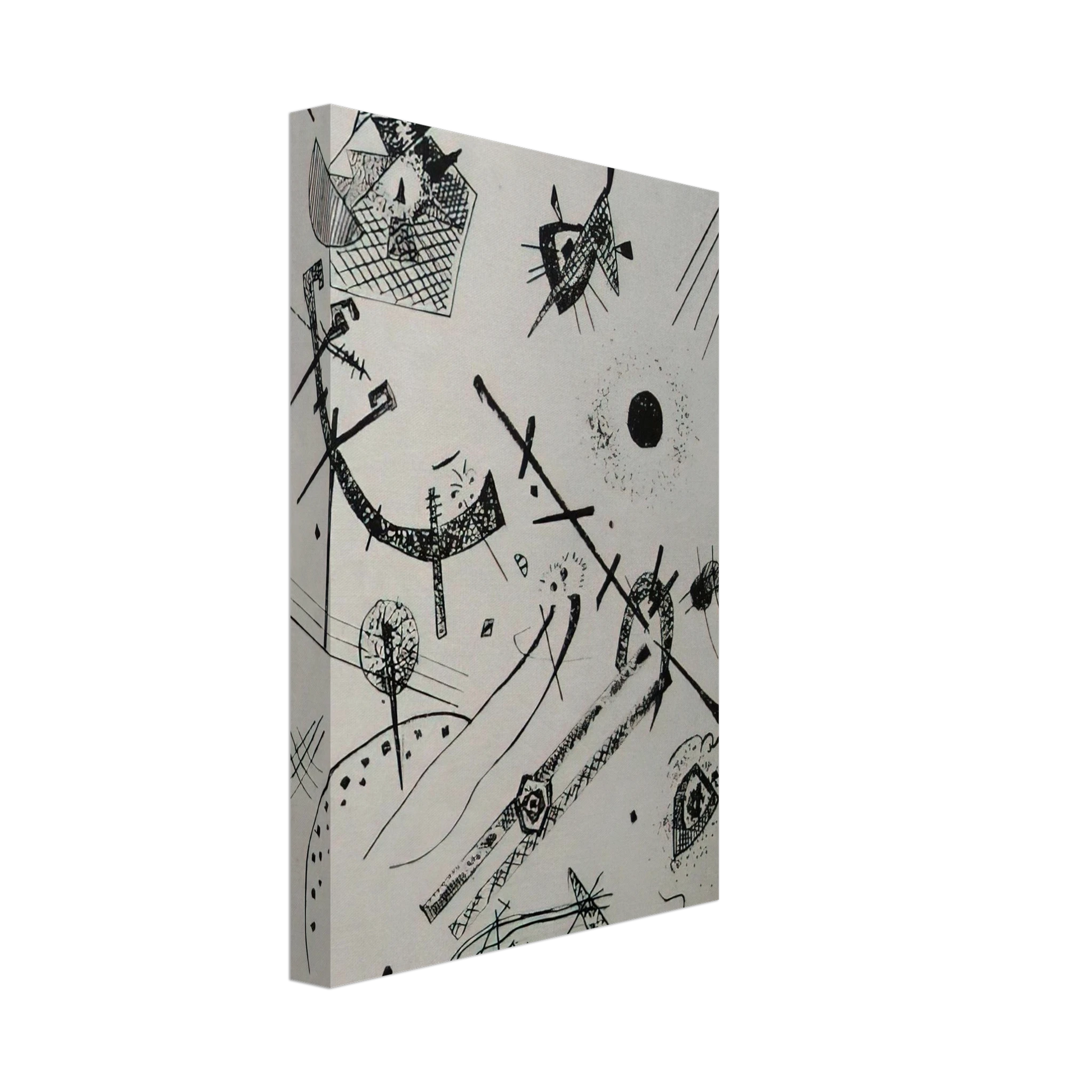 Wassily Kandinsky - SMALL WORLDS XI 1922 Canvas - 70x100 cm / 28x40 inches-canvas