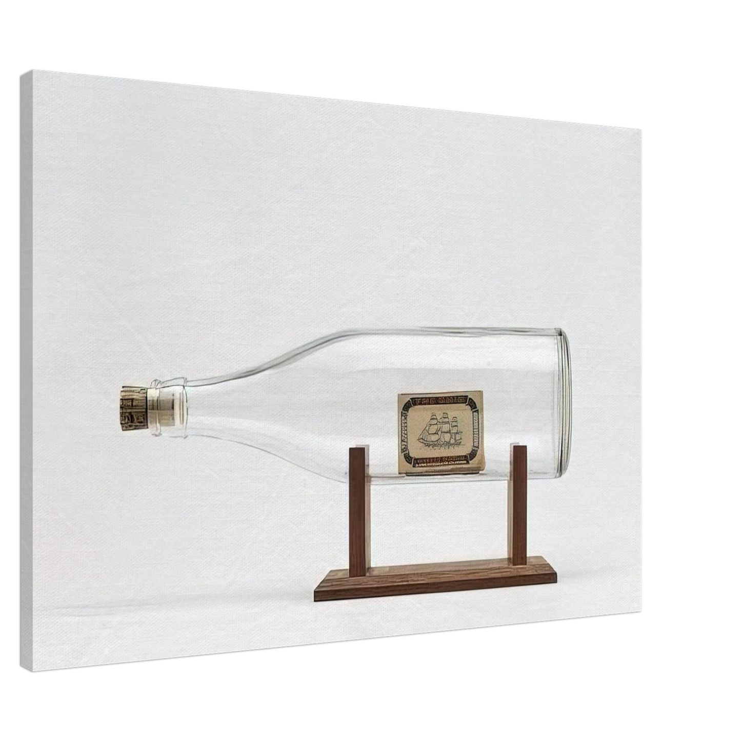 Billy Apple - Ship in a Bottle - 1963 Canvas - 20x30 cm / 8x12 inches-canvas