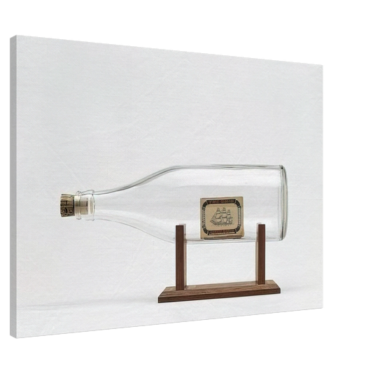 Billy Apple - Ship in a Bottle - 1963 Canvas - 20x30 cm / 8x12 inches-canvas