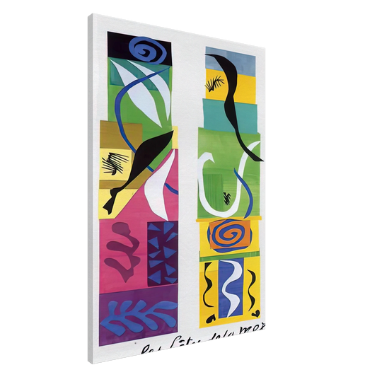 Henri Matisse - THE MARITIME WILDLIFE 1950 Canvas - 20x30 cm / 8x12 inches-canvas