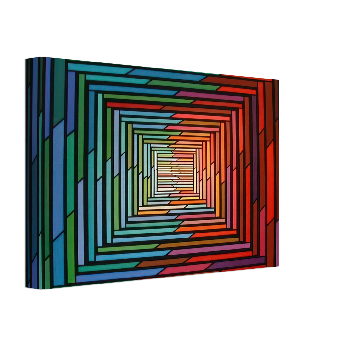 Piero Dorazio - No â€“ Stop - 1996 Canvas - 40x60 cm / 16x24 inches-canvas