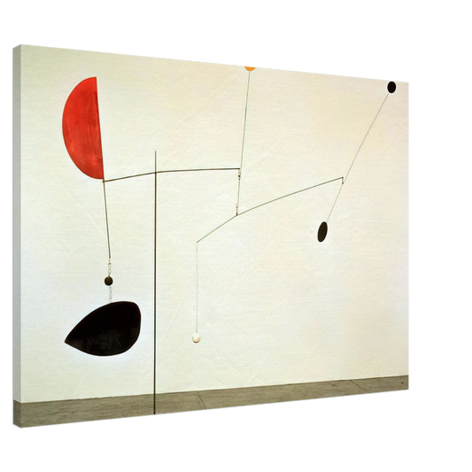 Alexander Calder - STEEL FISH 1934 Canvas - 20x30 cm / 8x12 inches-canvas