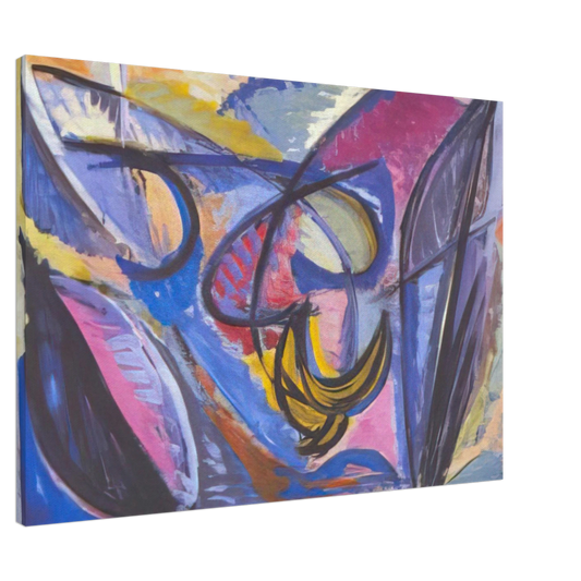 Charles Lapicque - Rencontre dans la campagne - 1944 Canvas - 20x30 cm / 8x12 inches-canvas