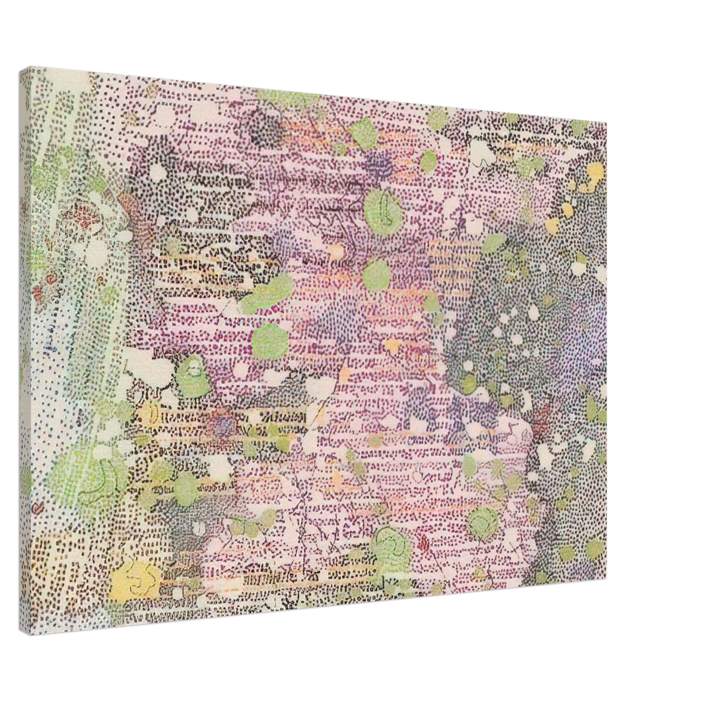 Nancy Graves - I Part of Sabine D Region, Southwest Mare Tranquilitatis from Lithographs Based on Geologic Maps of Lunar Orbiter and Apollo Landing Sites - 1972 Canvas - 20x30 cm / 8x12 inches-canvas