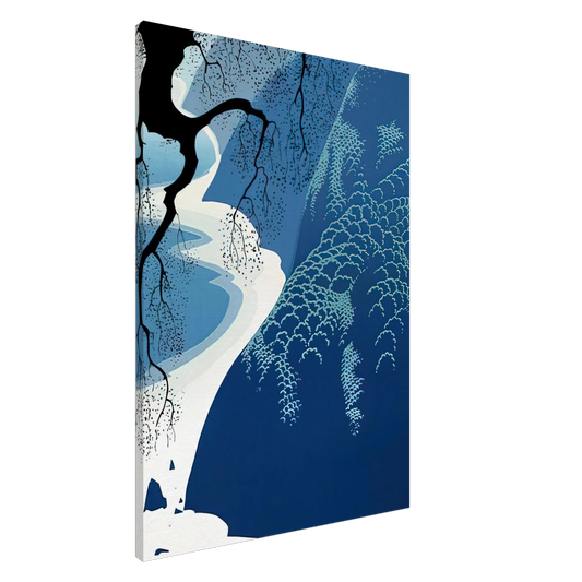 Eyvind Earle - Big Sur and Branch Canvas - 20x30 cm / 8x12 inches-canvas