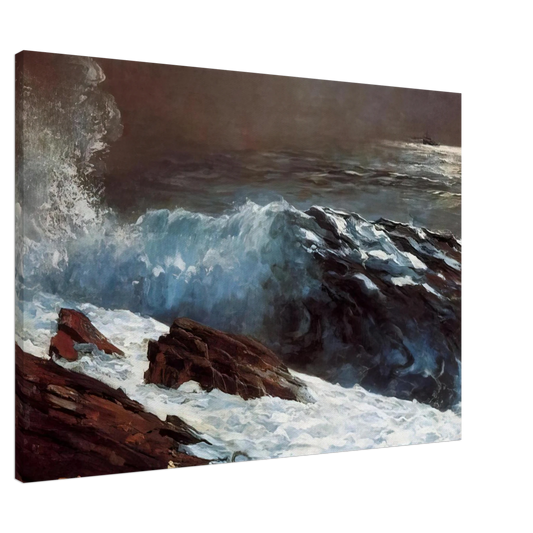 Winslow Homer - SUNLIGHT ON THE COAST Canvas - 20x30 cm / 8x12 inches-canvas