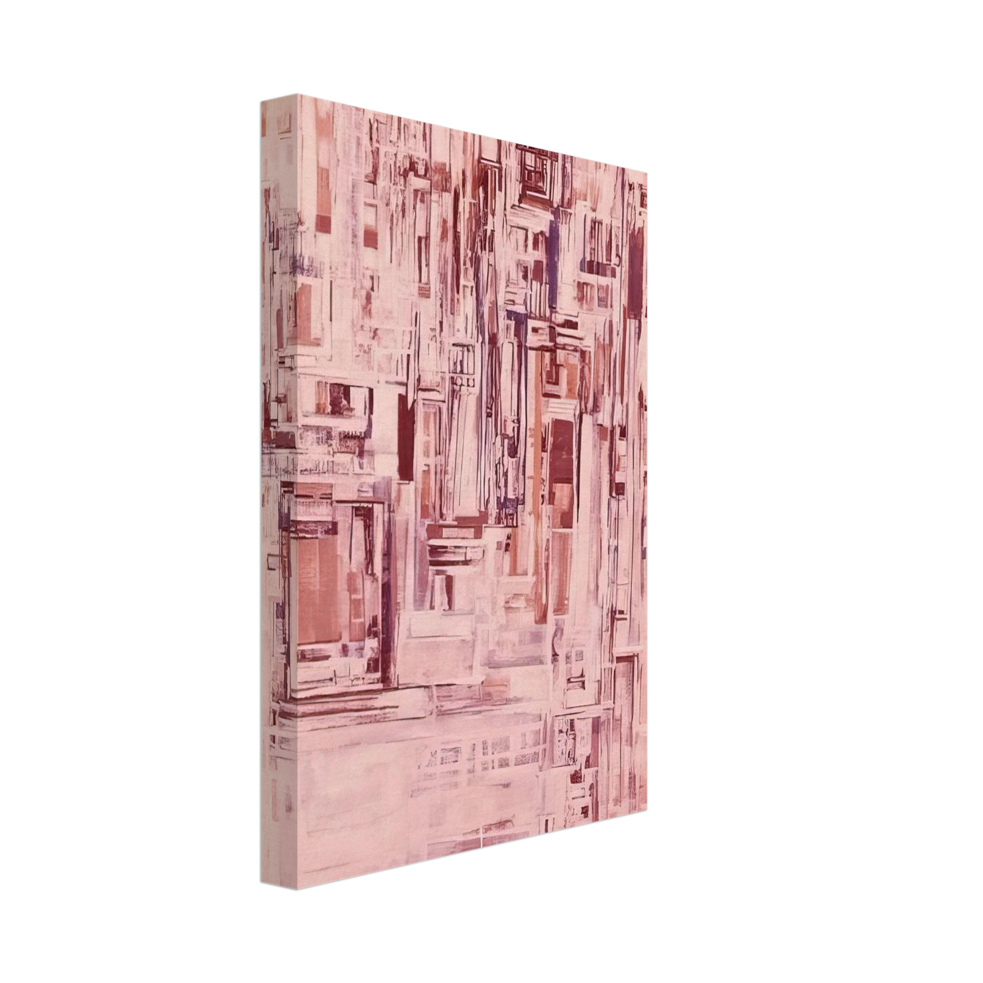 Maria Helena Vieira da Silva - Untitled - 1970 Canvas - 40x60 cm / 16x24 inches-canvas