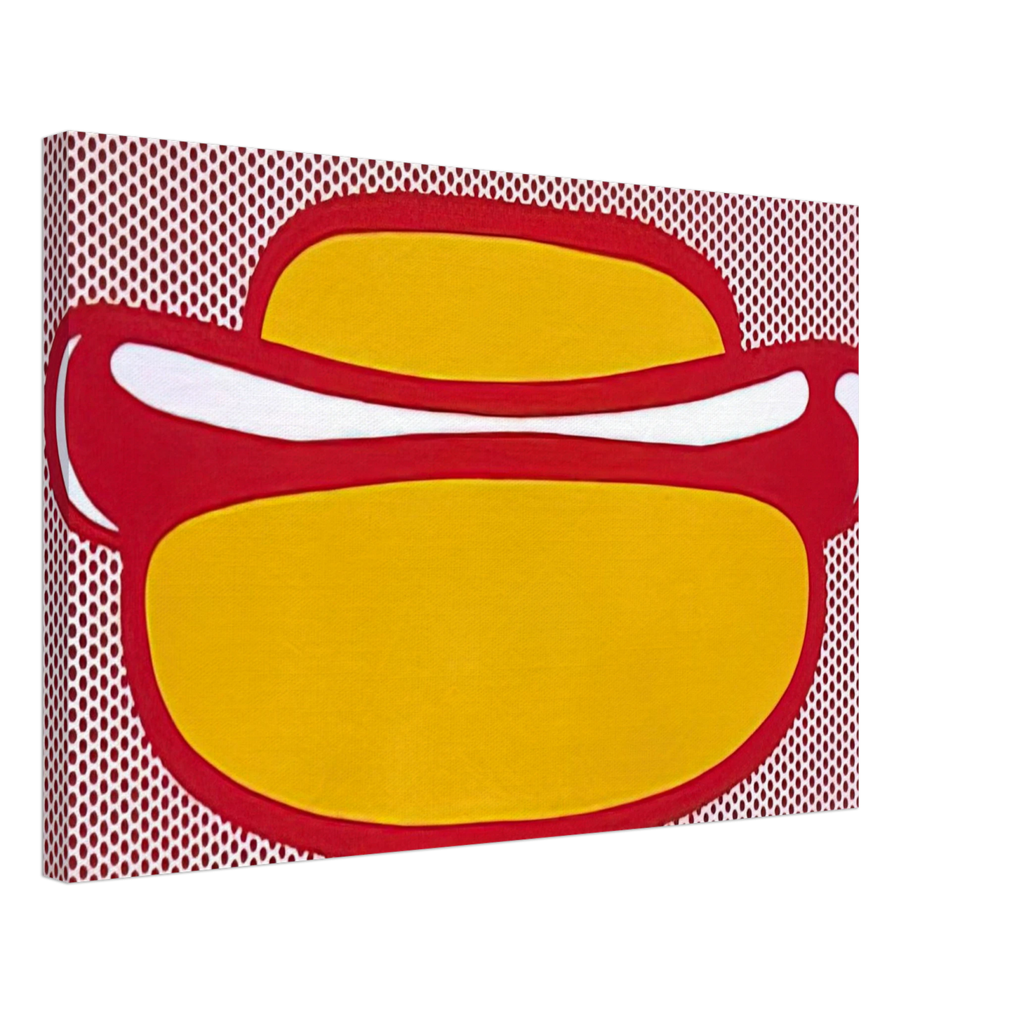 Roy Lichtenstein - HOT DOG 1964 Canvas - 70x100 cm / 28x40 inches-canvas