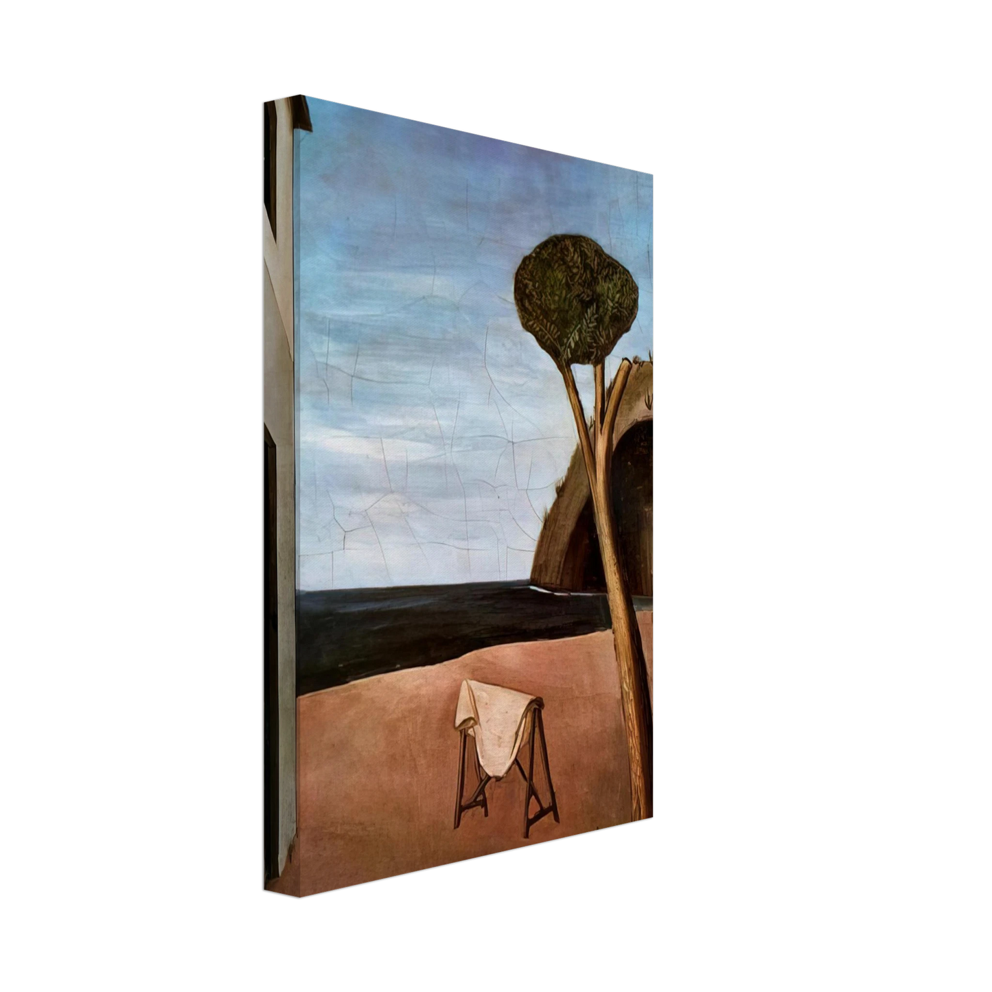 Carlo Carra - A PINE BY THE SEA 1921 Canvas - 40x60 cm / 16x24 inches-canvas