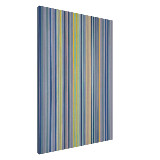 Gene Davis - Midnight Watch - 1976 Canvas - 20x30 cm / 8x12 inches-canvas