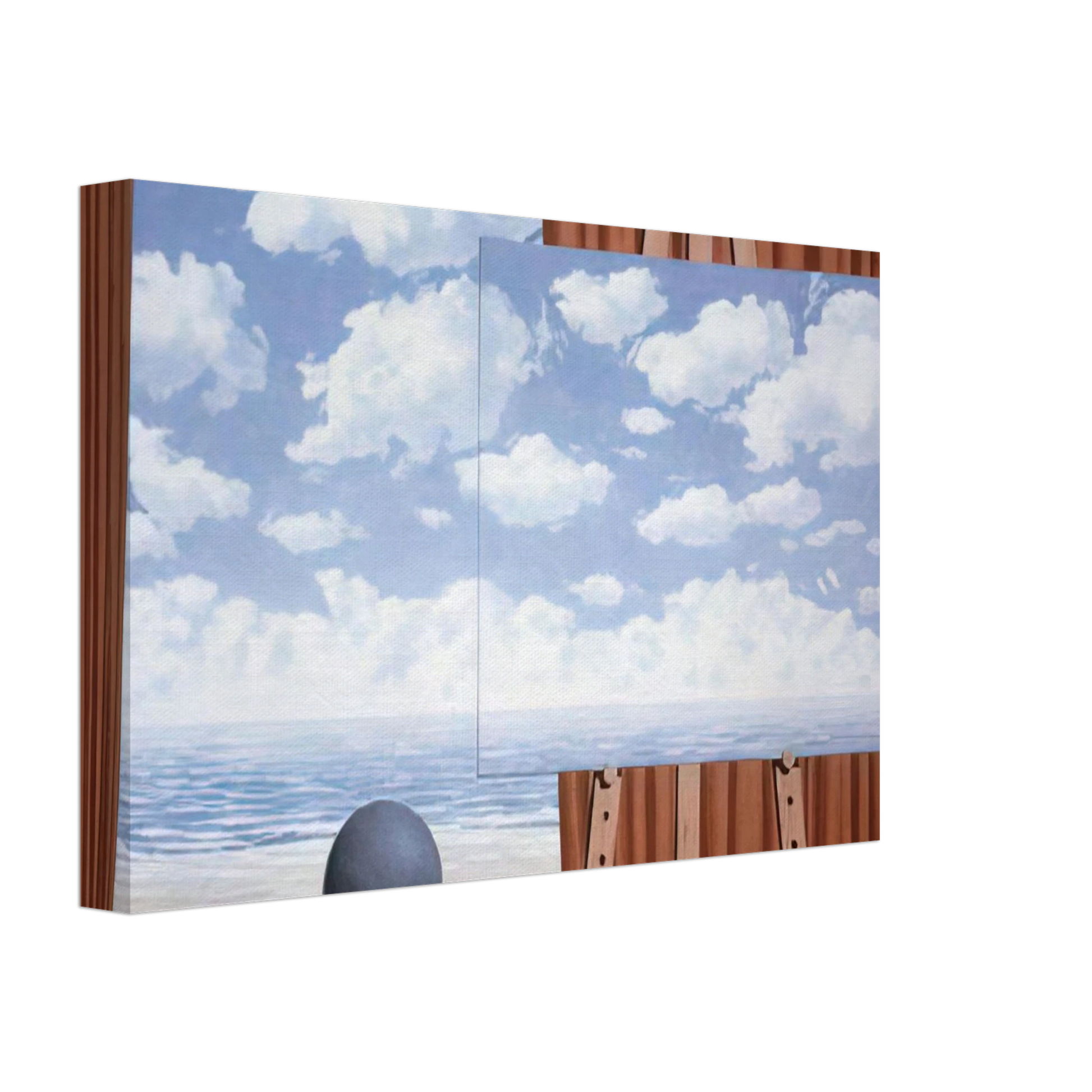 Rene Magritte - THE FAIR CAPTIVE 1965 Canvas - 40x60 cm / 16x24 inches-canvas