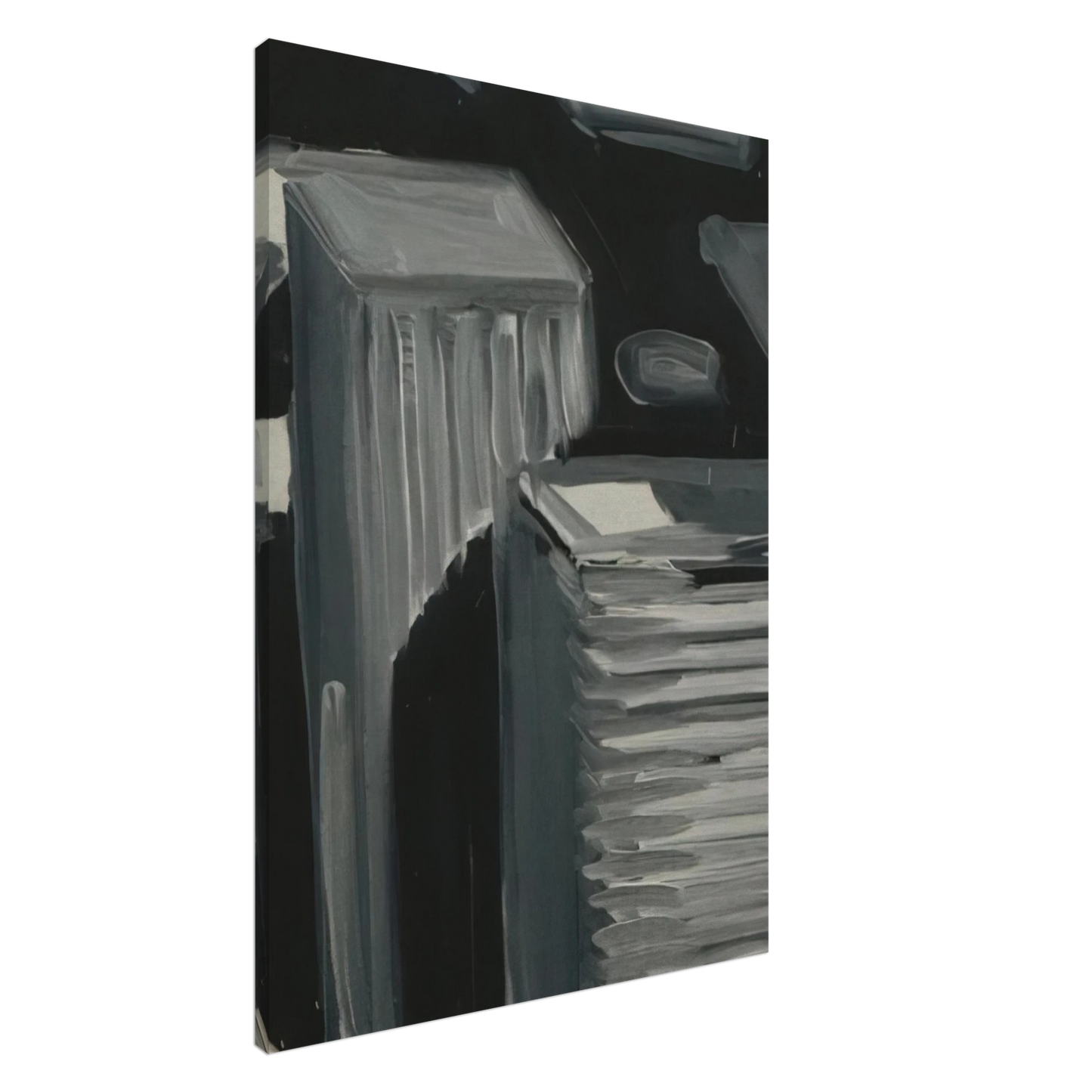 Gerhard Richter - TOWNSCAPE 1968 5 Canvas - 20x30 cm / 8x12 inches-canvas