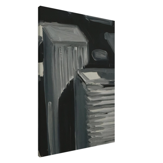 Gerhard Richter - TOWNSCAPE 1968 5 Canvas - 20x30 cm / 8x12 inches-canvas