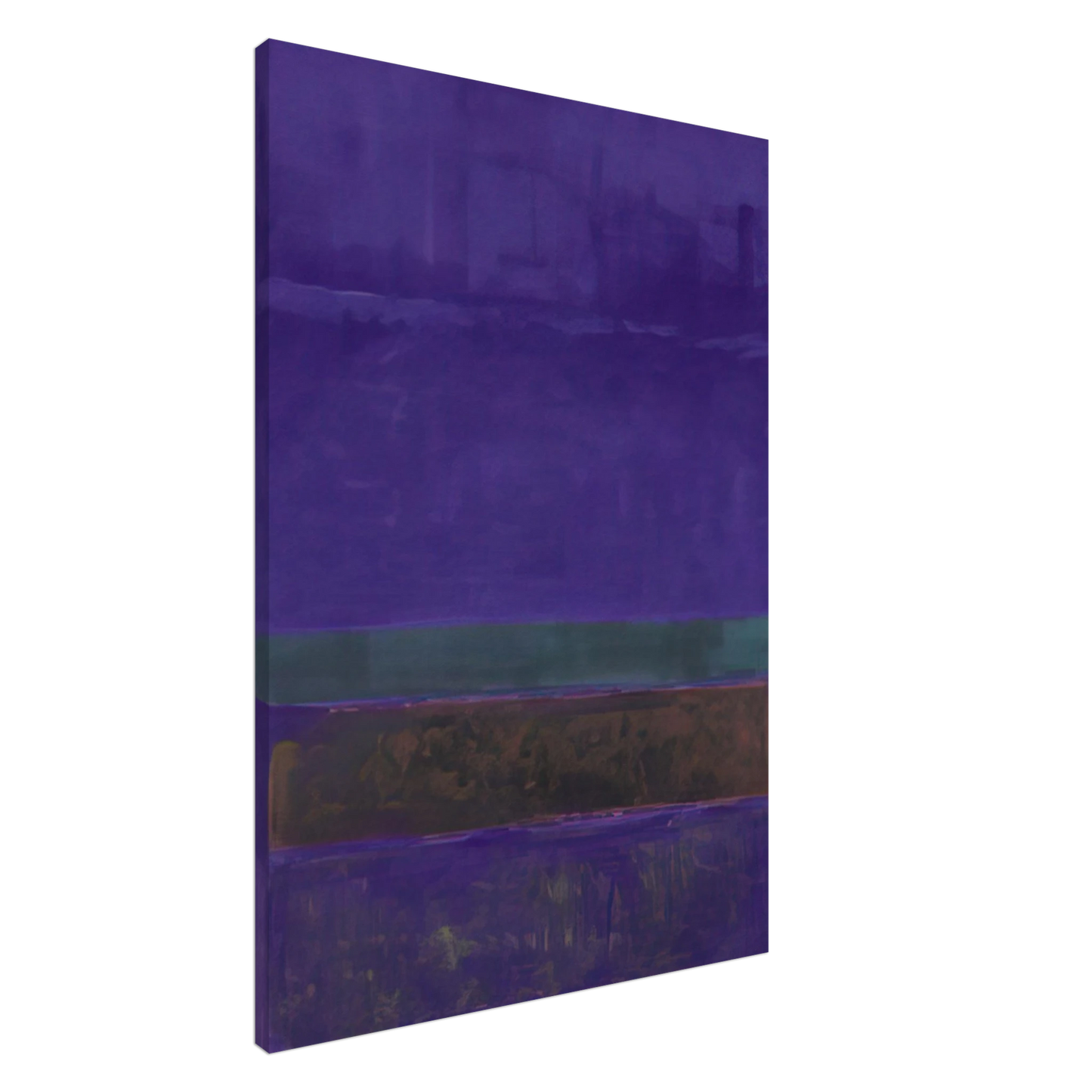 Mark Rothko - Untitled [Blue, Green, and Brown] - 1952 Canvas - 20x30 cm / 8x12 inches-canvas