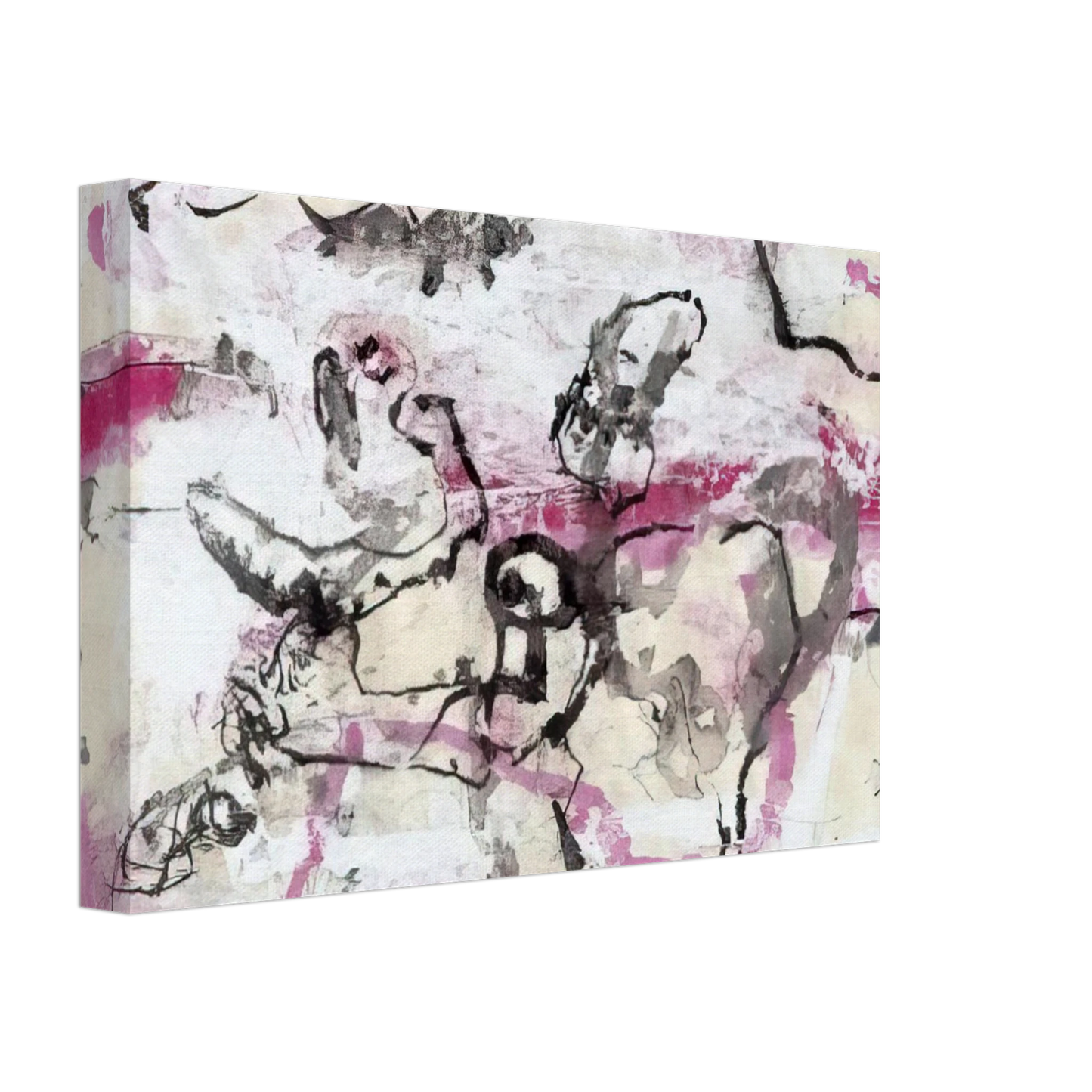 Emil Schumacher - EL-IX - 1966 Canvas - 70x100 cm / 28x40 inches-canvas