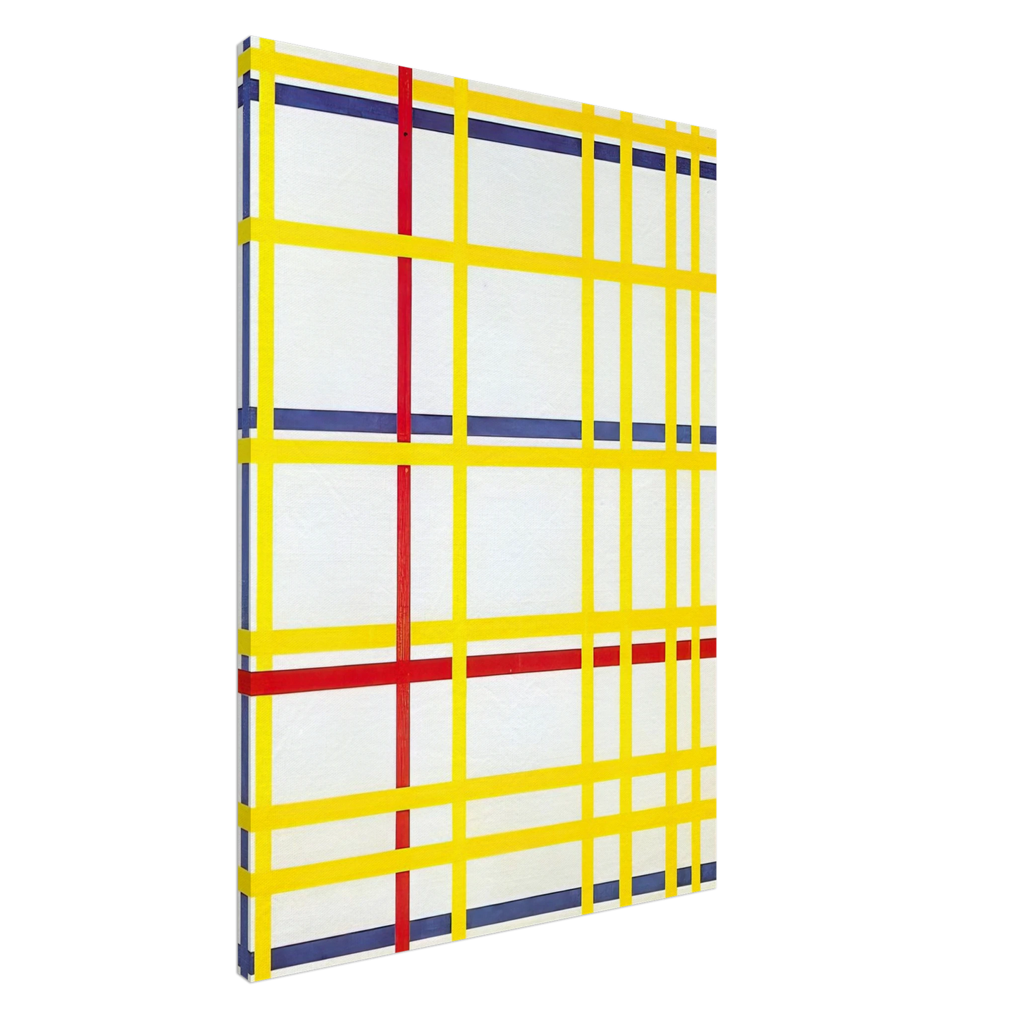 Piet Mondrian - New York City I Canvas - 20x30 cm / 8x12 inches-canvas