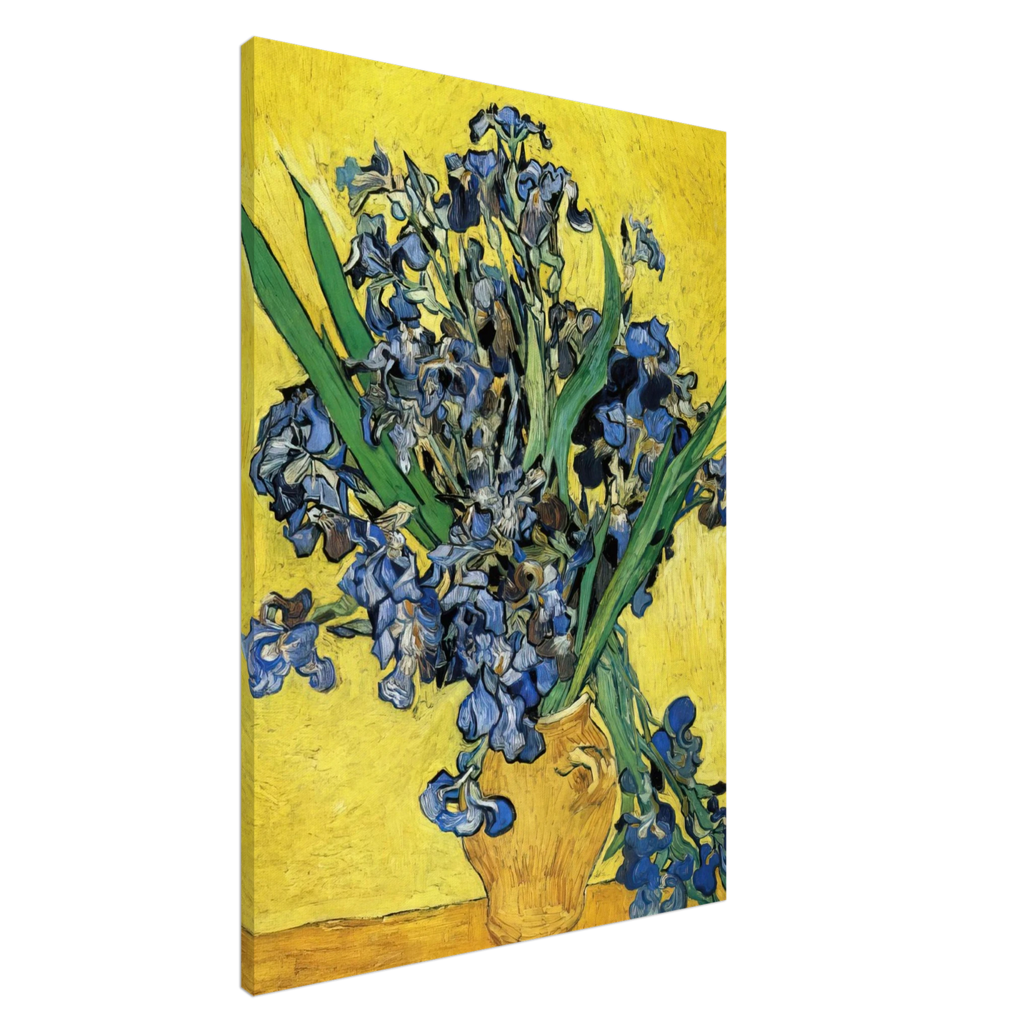 Vincent van Gogh - Still Life with Irises Canvas - 20x30 cm / 8x12 inches-canvas