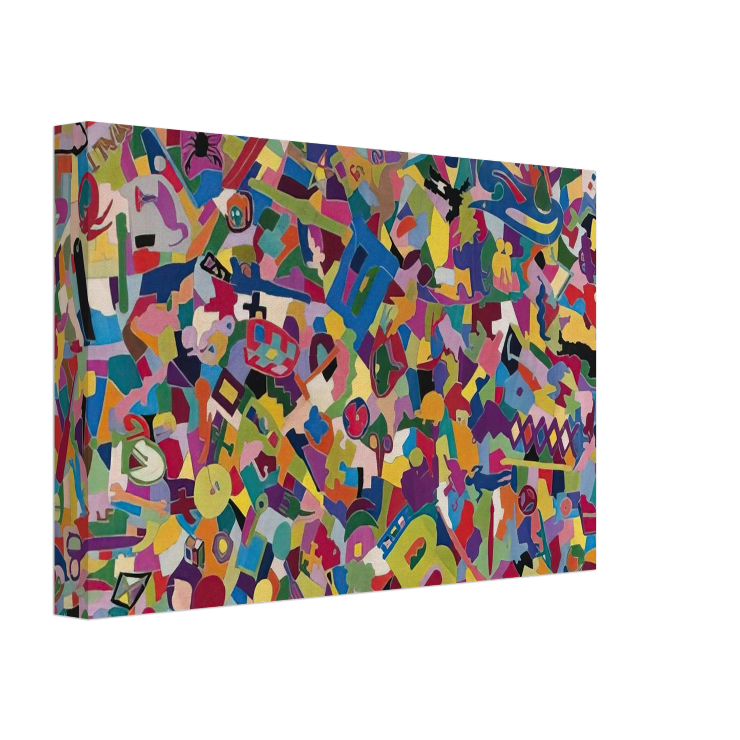 Alighiero Boetti - TUTTO 1988 Canvas - 40x60 cm / 16x24 inches-canvas
